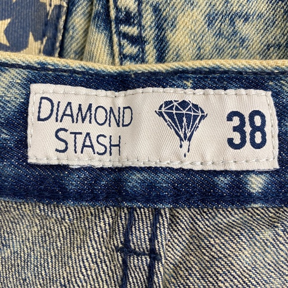 Diamond Stash size Large/38 Men’s Sahara American Flag Jacket Vest & Jeans - Picture 14 of 16